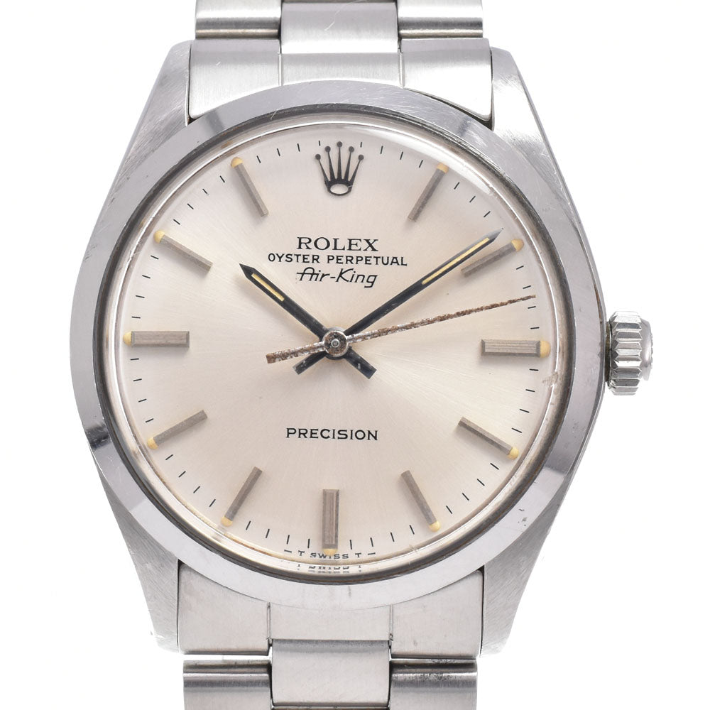 ROLEX Oyster Perpetual Air King 5500 vintage Cal.1520 Silver Dial Automatic Men's
 Watch G#149892