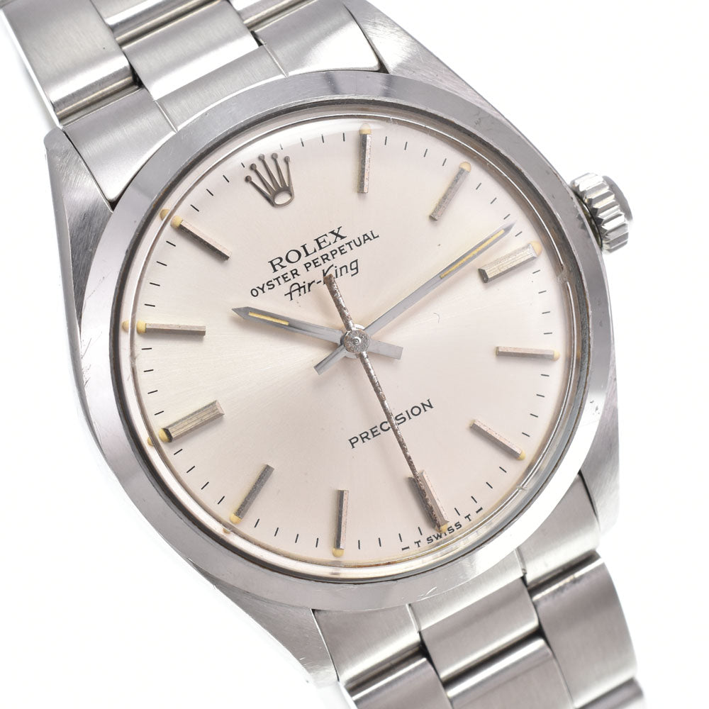 ROLEX Oyster Perpetual Air King 5500 vintage Cal.1520 Silver Dial Automatic Men's
 Watch G#149892