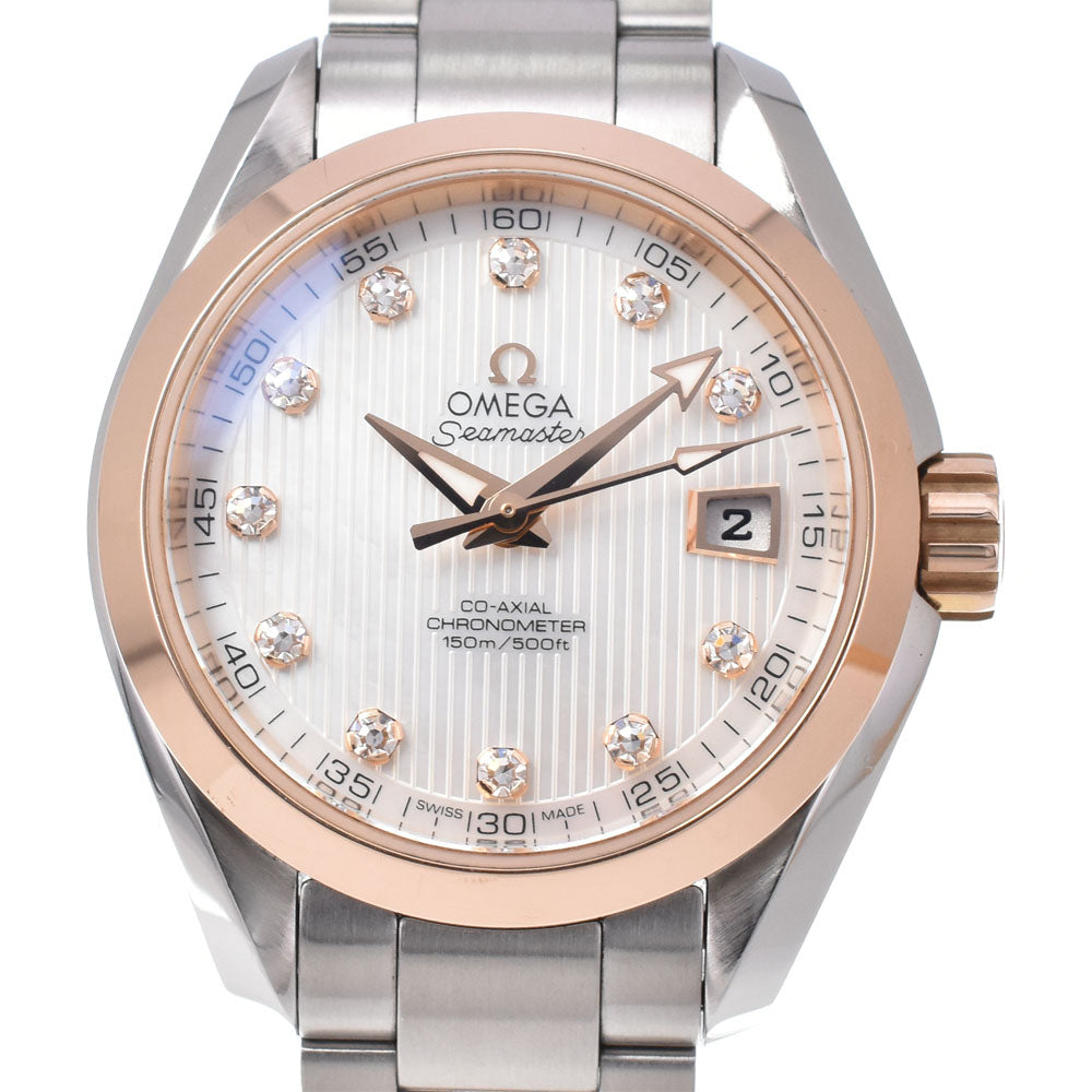 with paper OMEGA Seamaster Aqua Terra 231.20.30.20.55.003 Date CO-AXIAL White shell Dial Automatic Ladies
 Watch G#149897