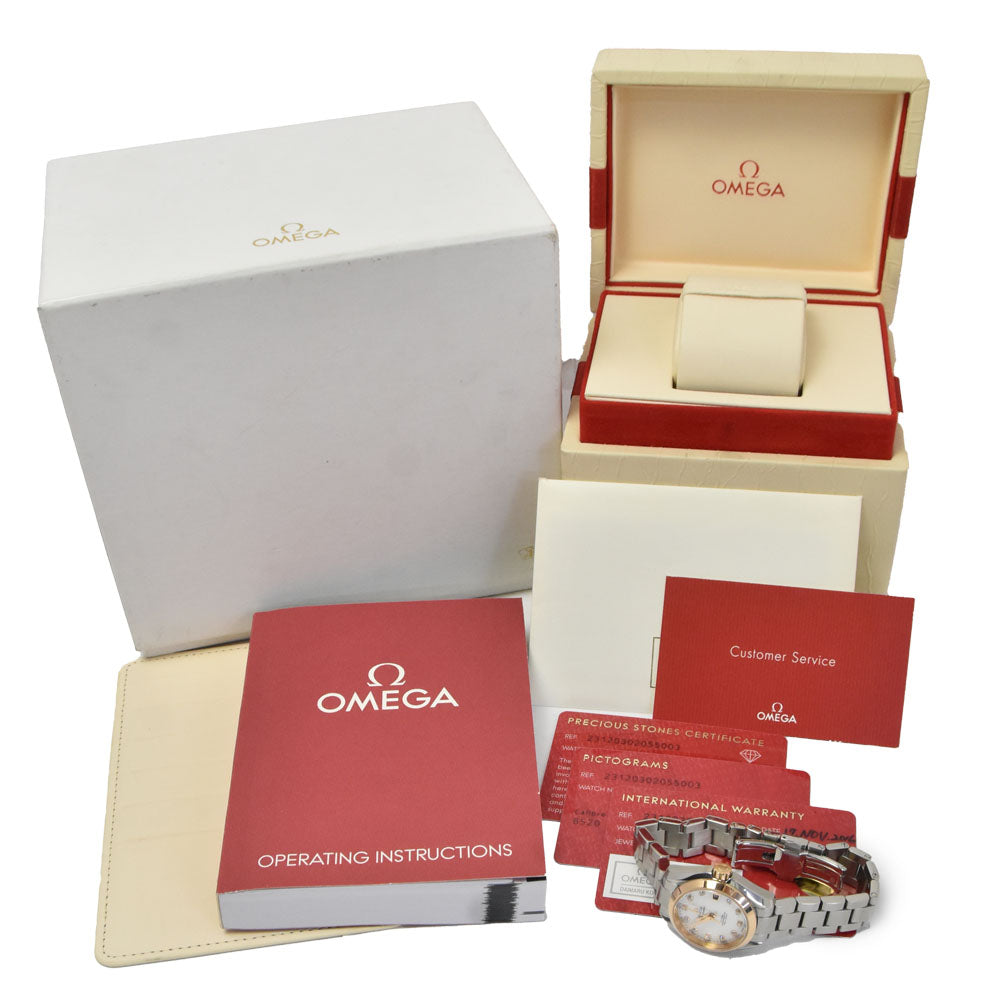 with paper OMEGA Seamaster Aqua Terra 231.20.30.20.55.003 Date CO-AXIAL White shell Dial Automatic Ladies
 Watch G#149897