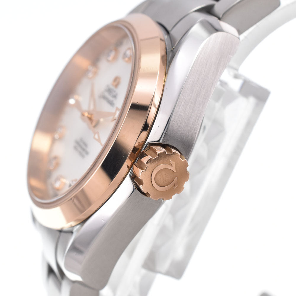 with paper OMEGA Seamaster Aqua Terra 231.20.30.20.55.003 Date CO-AXIAL White shell Dial Automatic Ladies
 Watch G#149897