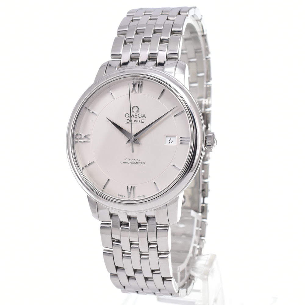 with paper OMEGA Devil Prestige Co-Axial 424.10.40.20.02.003 Silver Dial Automatic Men's
 Watch G#149899