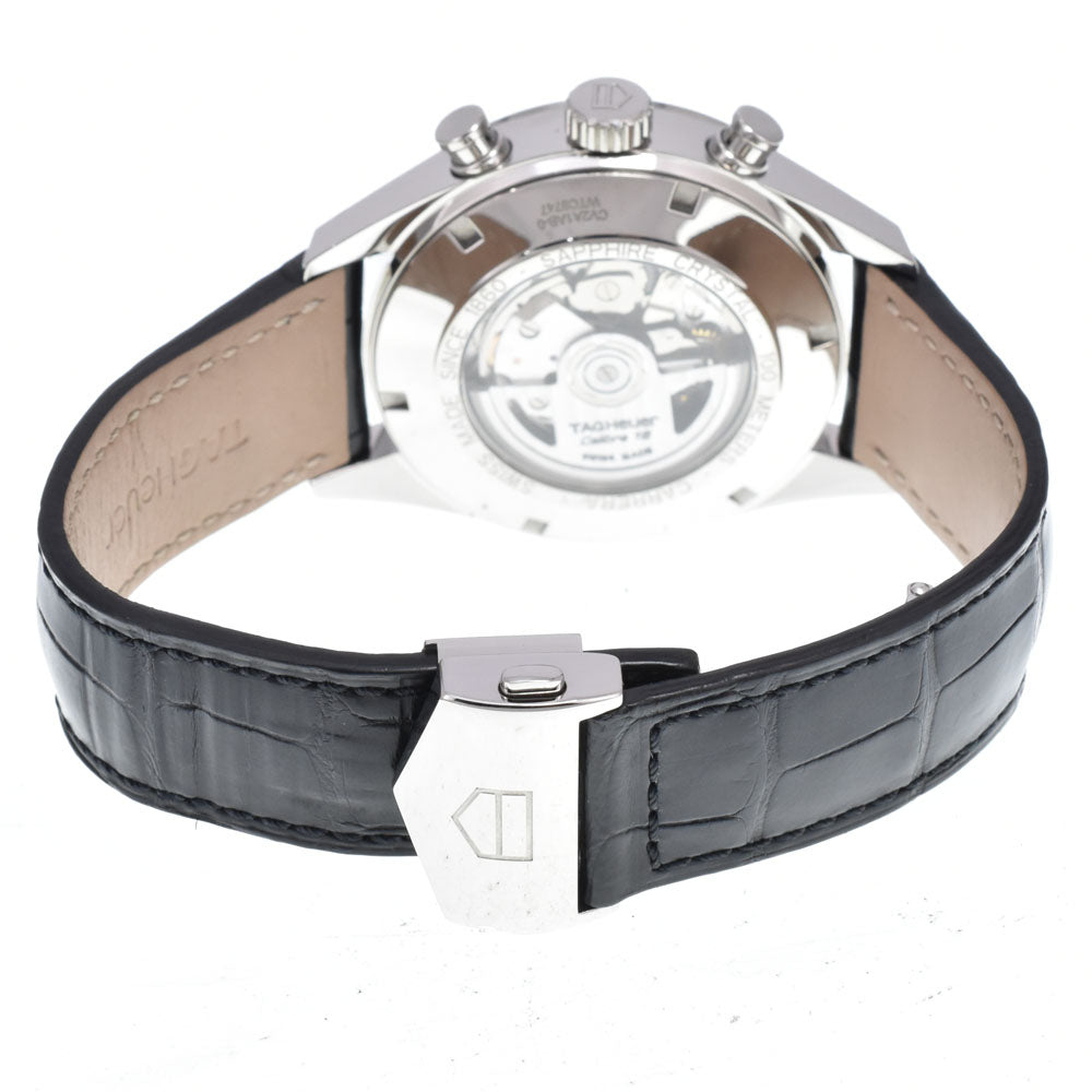 with paper TAG HEUER Carrera Caliber 16 CV2A1AB.FC6379 Chronograph day date black Dial Automatic Men's
 Watch G#149902