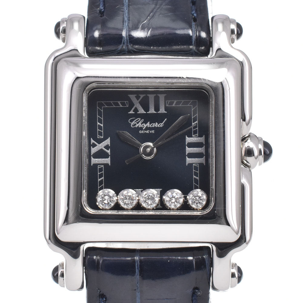 Chopard Happy Sports Square 27/8892-23 5PDiamond black Dial Quartz