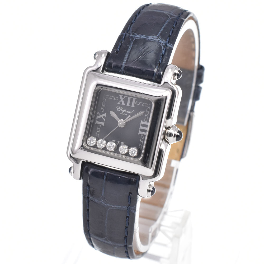 Chopard Happy Sports Square 27/8892-23 5PDiamond black Dial Quartz