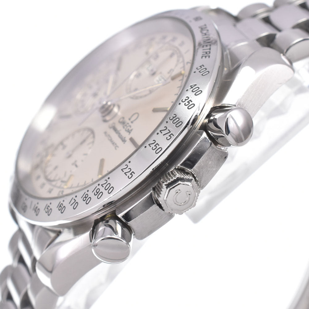 with paper OMEGA Speedmaster 3521.30 Triple calendar Silver Dial Automatic Men's
 Watch K#149907