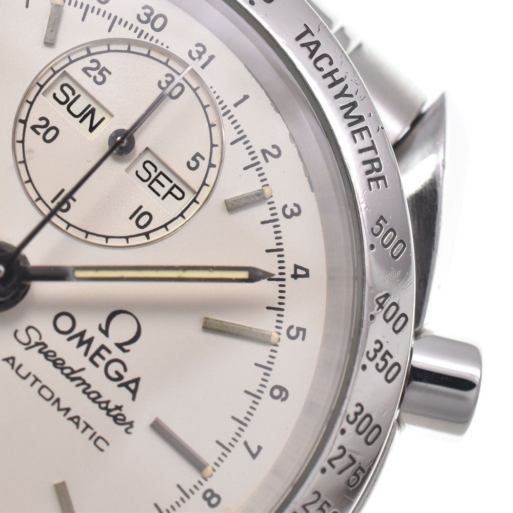 with paper OMEGA Speedmaster 3521.30 Triple calendar Silver Dial Automatic Men's
 Watch K#149907