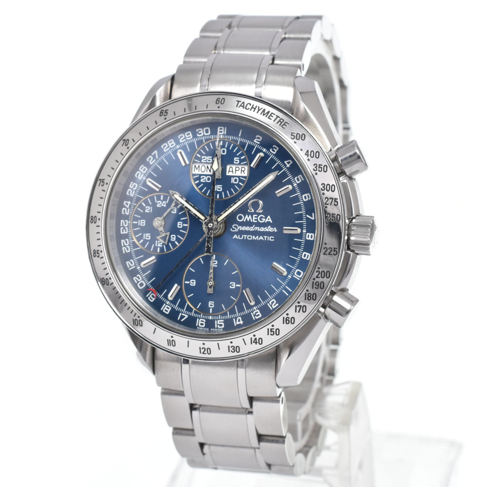 OMEGA Speedmaster 3523.80 Triple calendar blue Dial Automatic Men's
 Watch N#149913