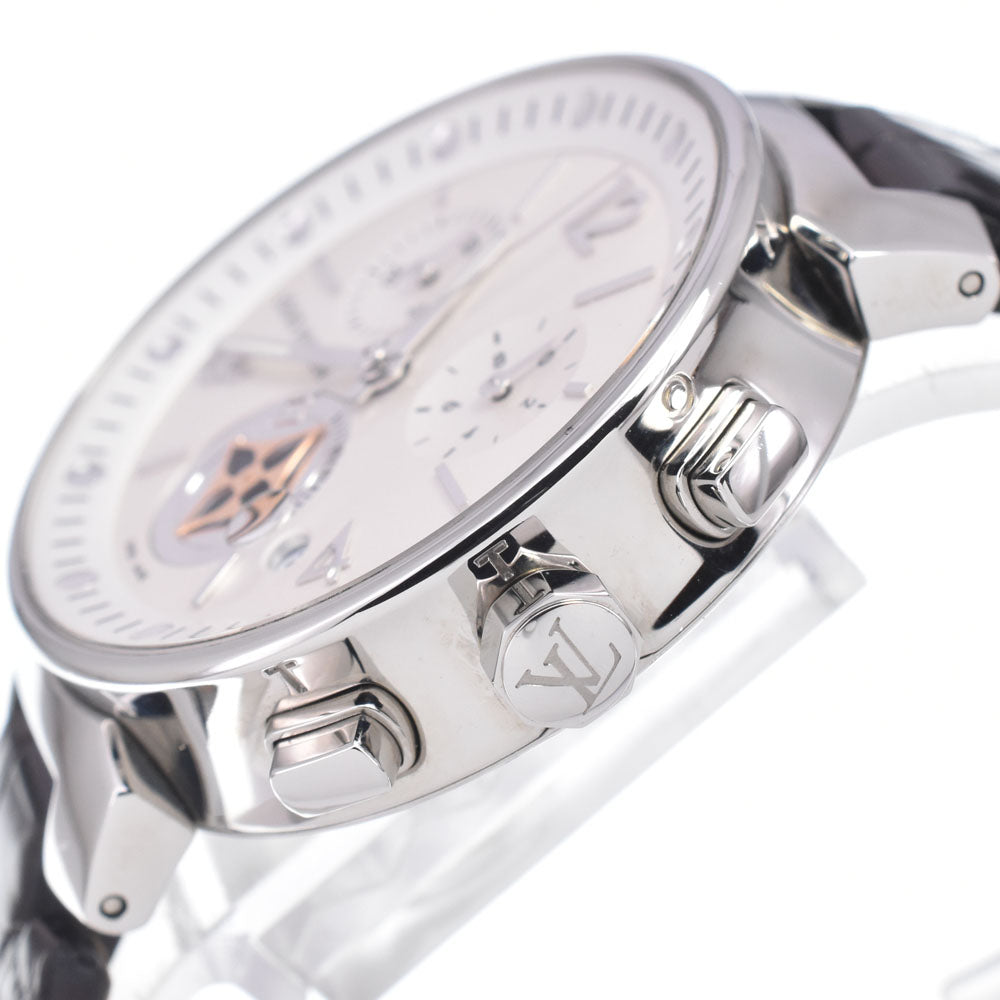 with paper LOUIS VUITTON Tambour Moon Star Q8G00 Silver Dial Quartz Unisex
 Watch G#149917