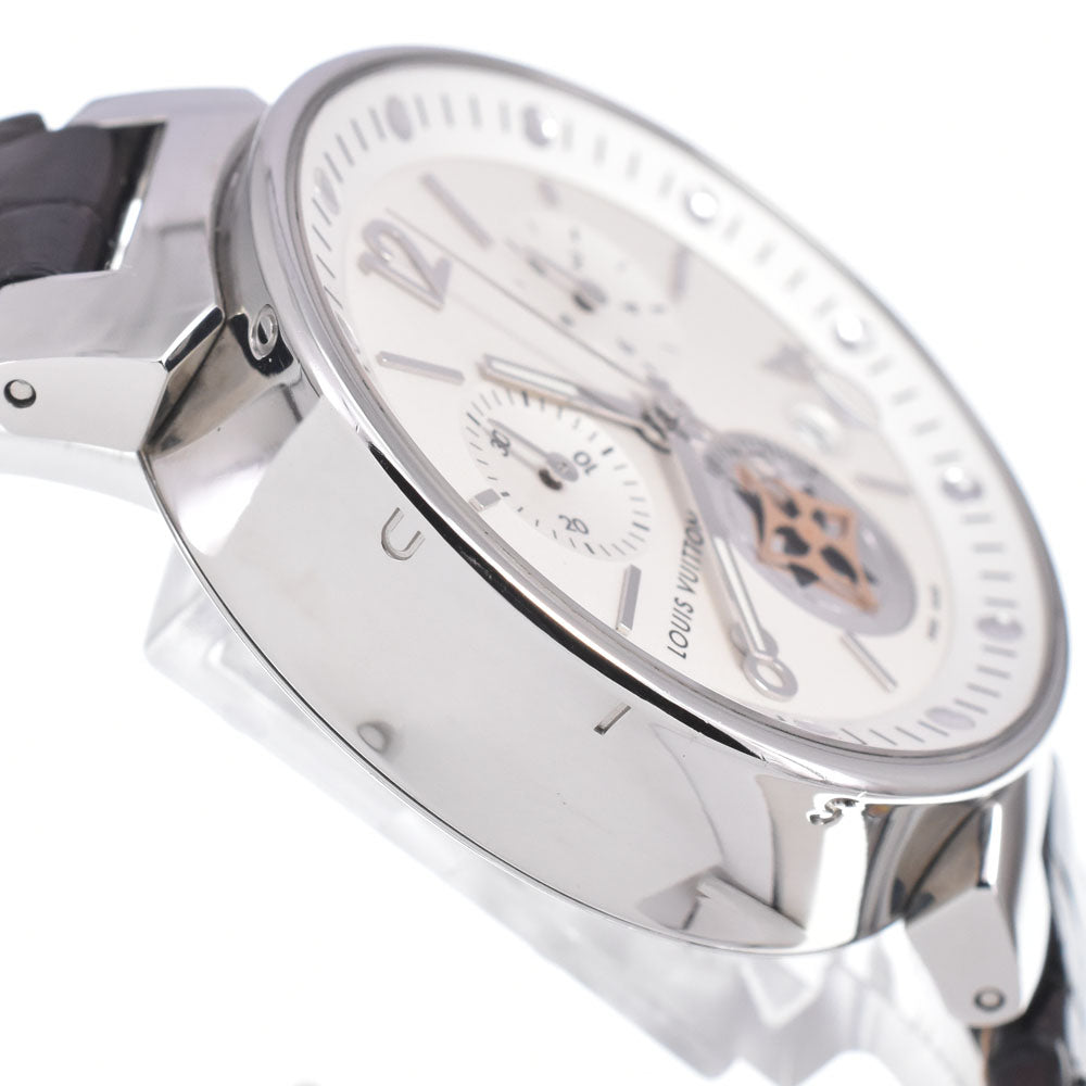 with paper LOUIS VUITTON Tambour Moon Star Q8G00 Silver Dial Quartz Unisex
 Watch G#149917