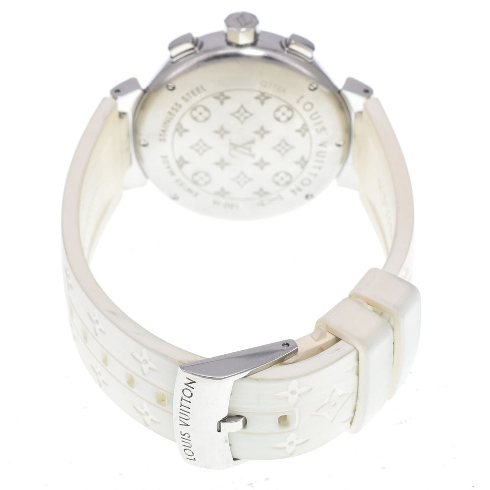 LOUIS VUITTON Tambour Lovely Cup Q11BA Chronograph Date White shell Dial Quartz Men's
 Watch G#149918