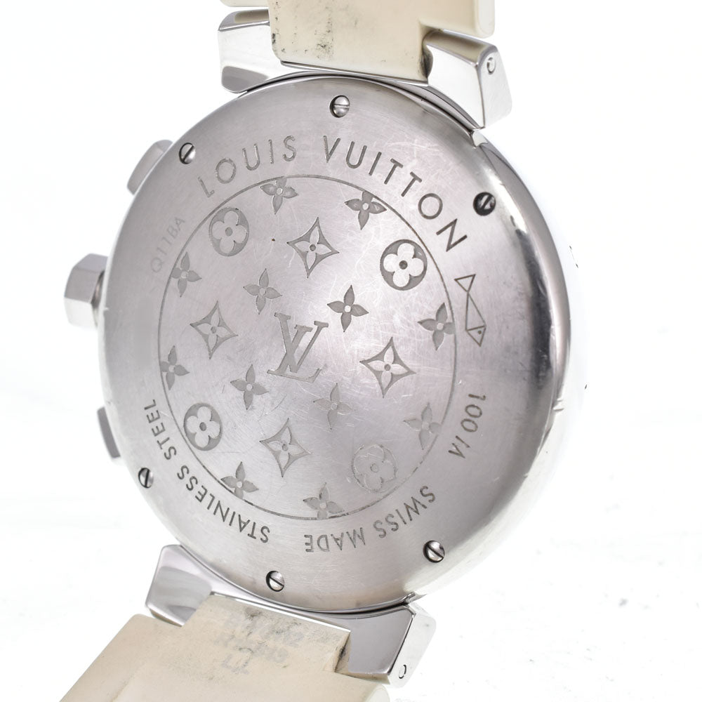 LOUIS VUITTON Tambour Lovely Cup Q11BA Chronograph Date White shell Dial Quartz Men's
 Watch G#149918