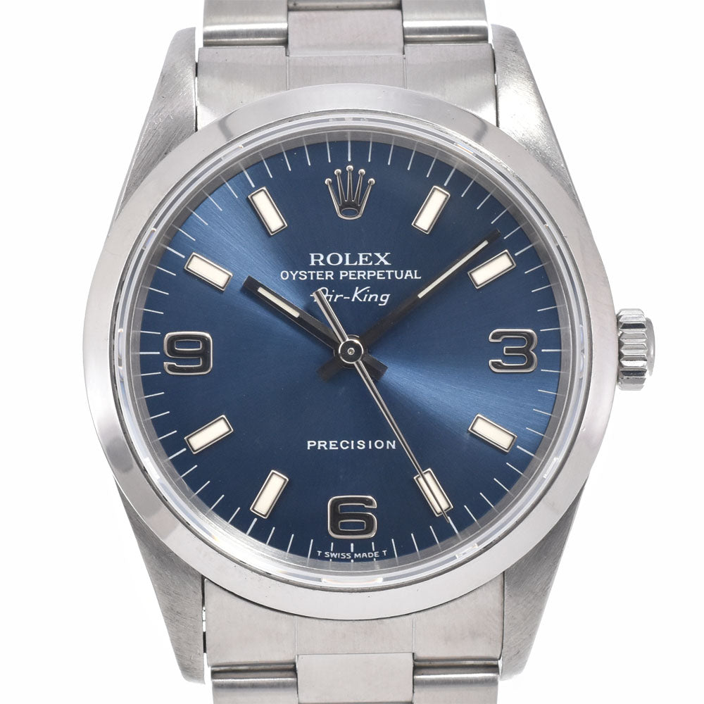 ROLEX Air king Ref.14000 Cal.3000 blue Dial Automatic Men's
 Watch K#149920