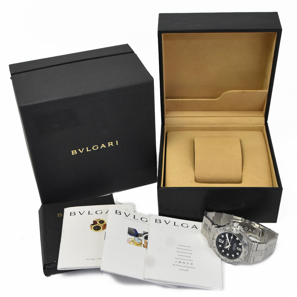 BVLGARI Diagono Scuba Aqua DP42SSD black Dial Automatic Men's
 Watch G#149923