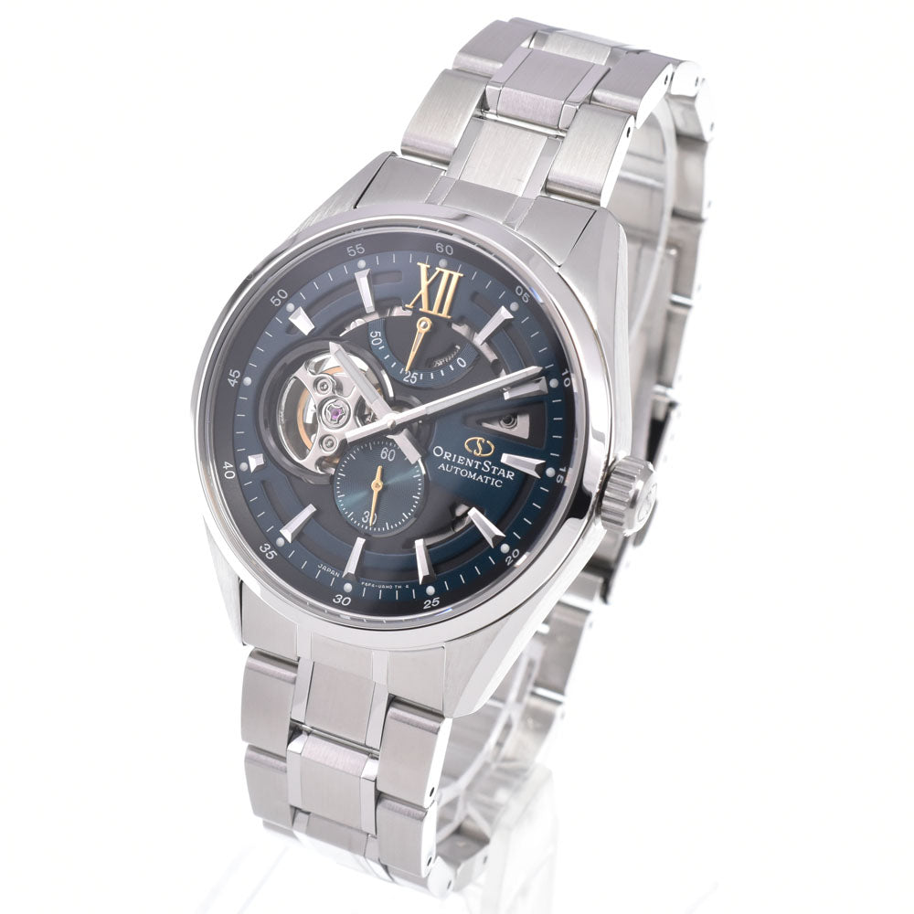 with paper ORIENT STAR Contemporary Collection F6R4-UAA0 Small second power reserve see-through back green Dial Automatic Men's
 Watch E#149925