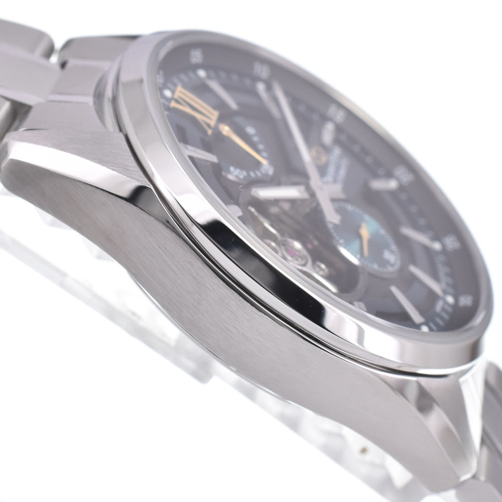 with paper ORIENT STAR Contemporary Collection F6R4-UAA0 Small second power reserve see-through back green Dial Automatic Men's
 Watch E#149925