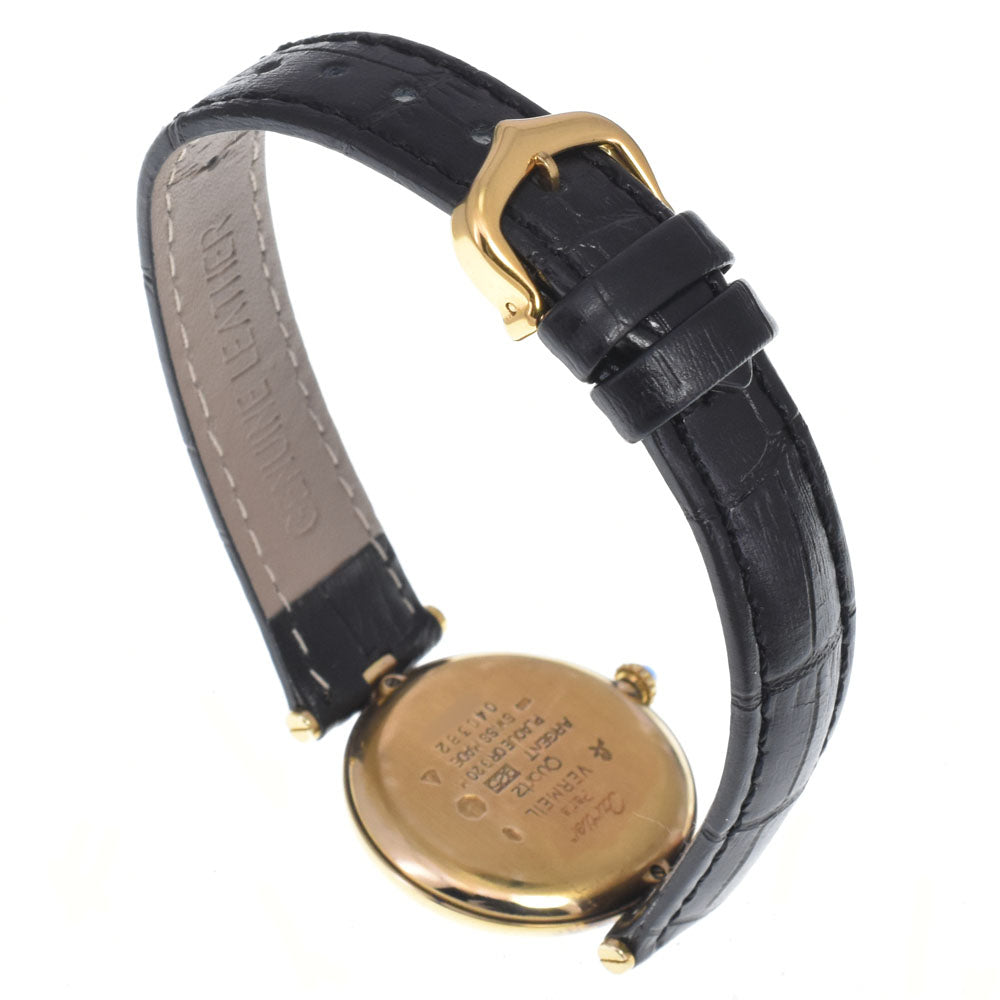 with paper CARTIER Must Vendome Vermeil 590003 vintage Trinity/White Dial Quartz Unisex
 Watch G#149927