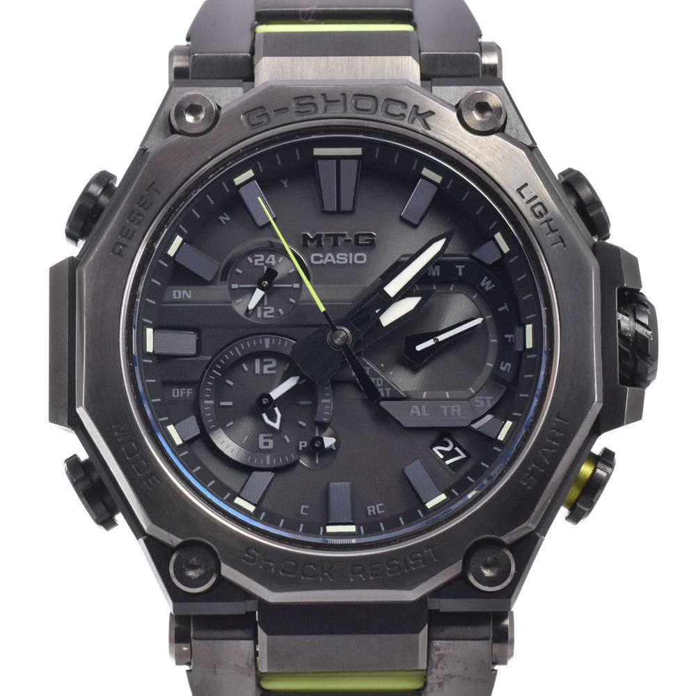 with paper CASIO G-SHOCK MT-G MTG-B2000SKZ-1AJR SANKUANZ model black Dial Radio Sync Solar Men's
 Watch E#149929