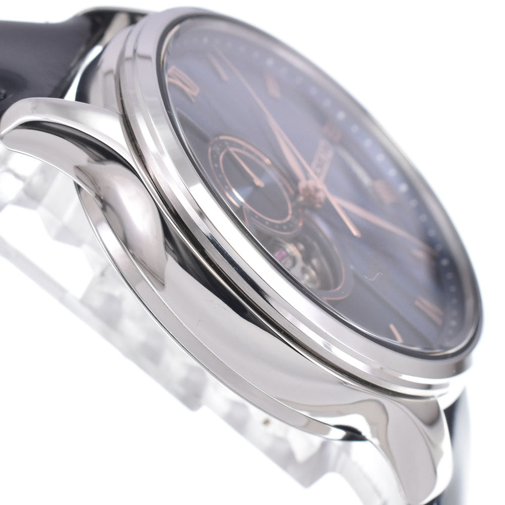 with paper SEIKO Presage SARY187/４R39-00W0 see-through back blue Dial Automatic Men's
 Watch E#149933