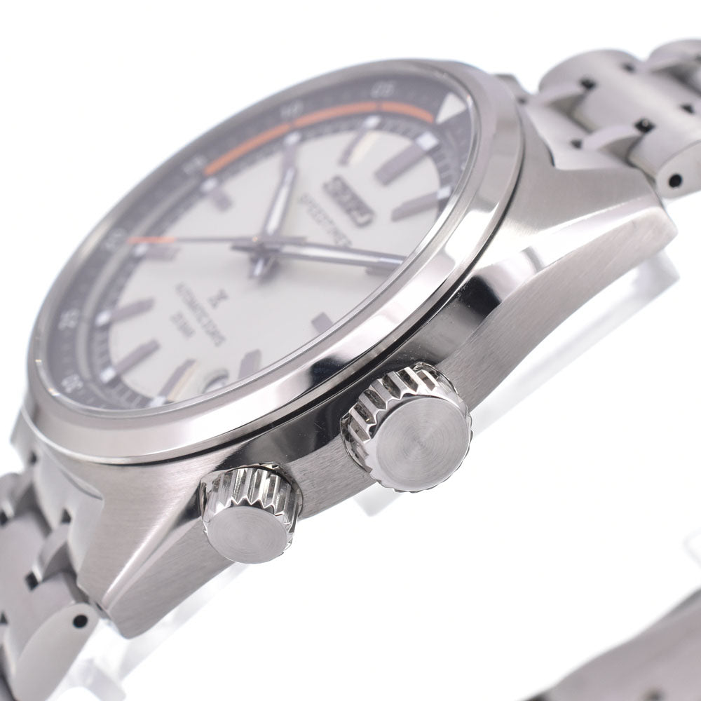 with paper SEIKO Prospex Speed Timer SBDC215/6R55-00L0 Date Silver Dial Automatic Men's
 Watch E#149936