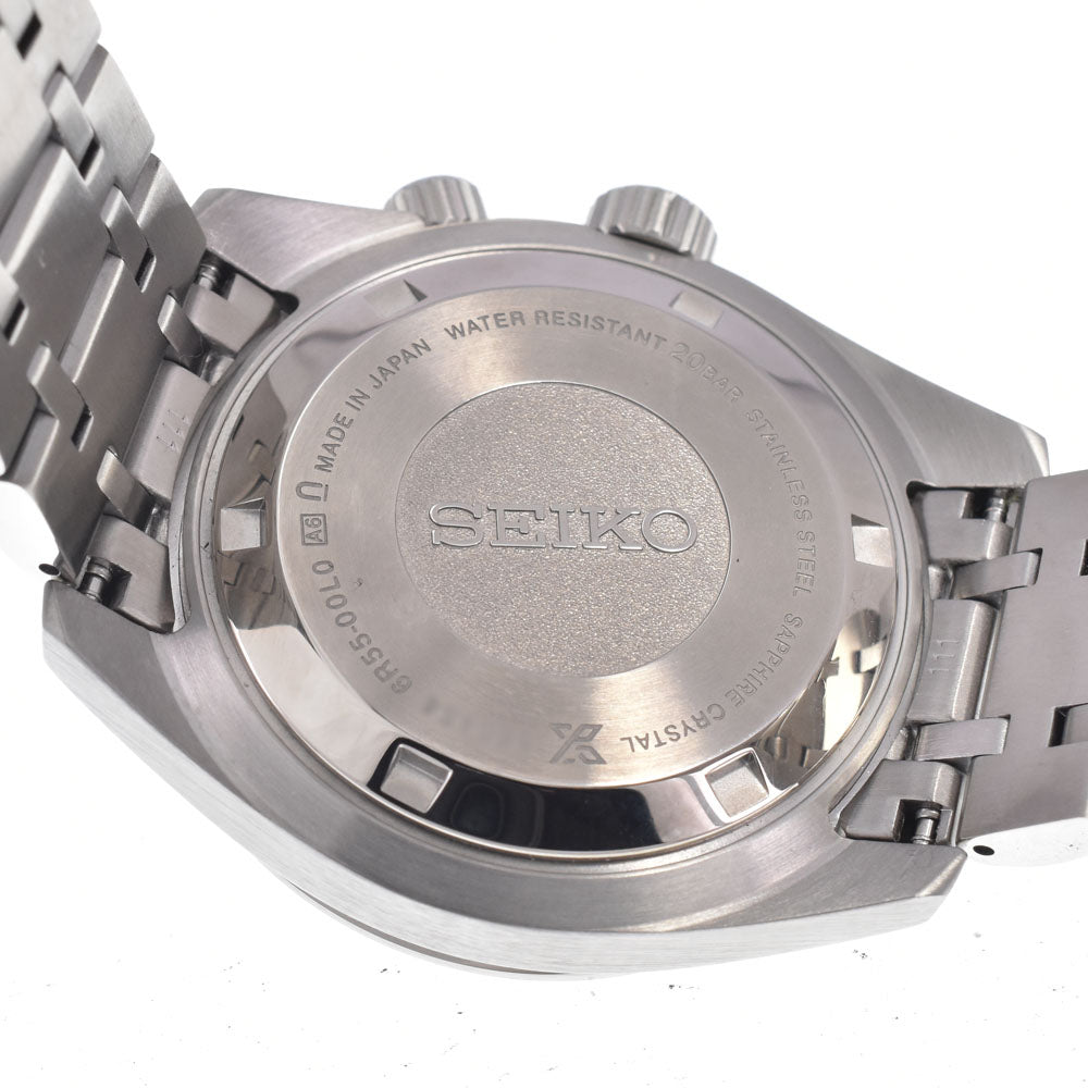 with paper SEIKO Prospex Speed Timer SBDC215/6R55-00L0 Date Silver Dial Automatic Men's
 Watch E#149936