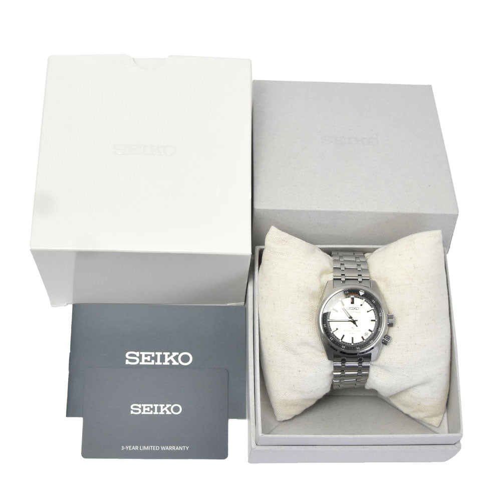 with paper SEIKO Prospex Speed Timer SBDC215/6R55-00L0 Date Silver Dial Automatic Men's
 Watch E#149936