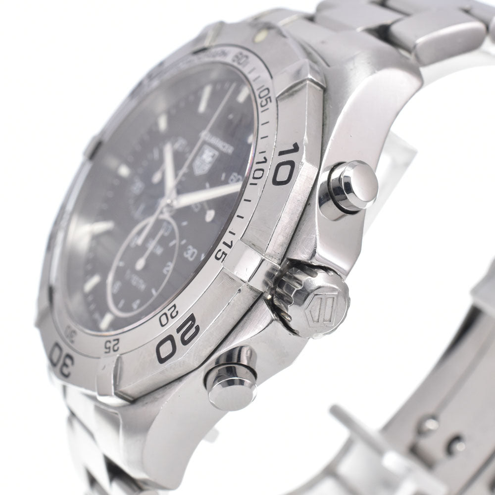 TAG HEUER Aqua racer CAF101E Grand Date Chronograph black Dial Quartz Men's
 Watch J#149941