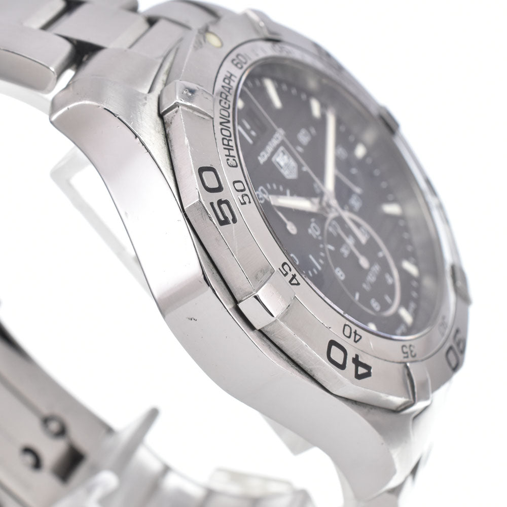 TAG HEUER Aqua racer CAF101E Grand Date Chronograph black Dial Quartz Men's
 Watch J#149941