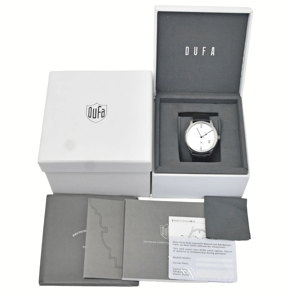 with paper DUFA Weimar Quarter DF-9019-05 Silver Dial Quartz Men's
 Watch G#149948