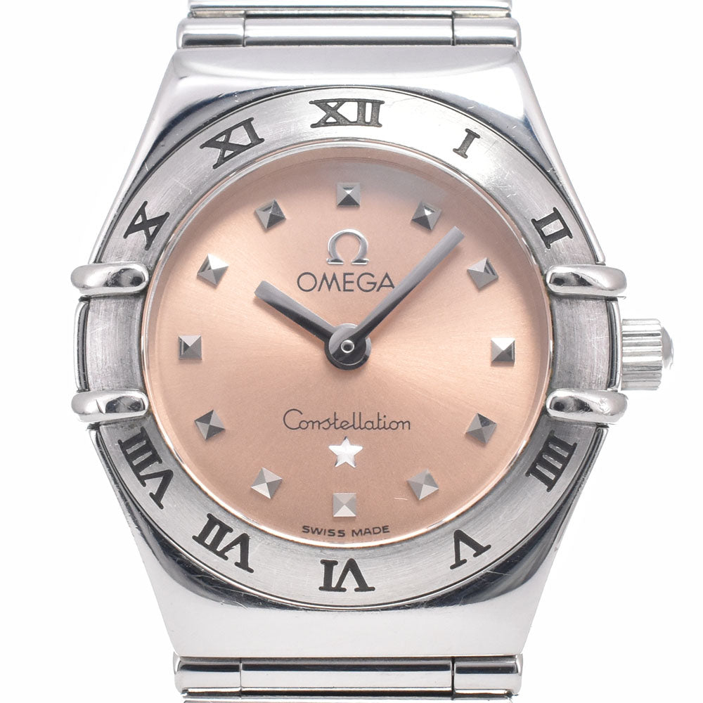 with paper OMEGA Constellation My Choice 1561.61 salmon pink Dial Quartz Ladies
 Watch G#149951