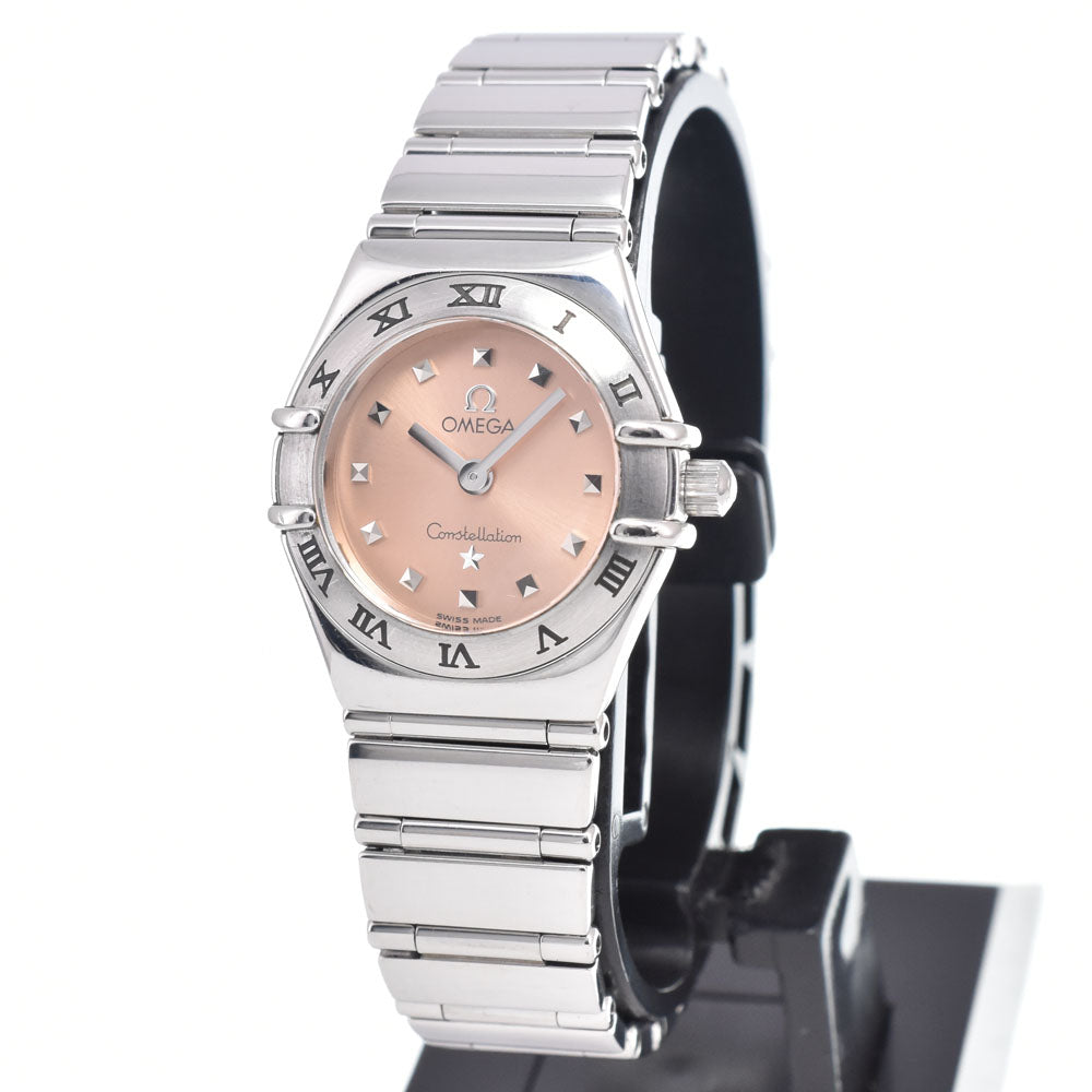 with paper OMEGA Constellation My Choice 1561.61 salmon pink Dial Quartz Ladies
 Watch G#149951