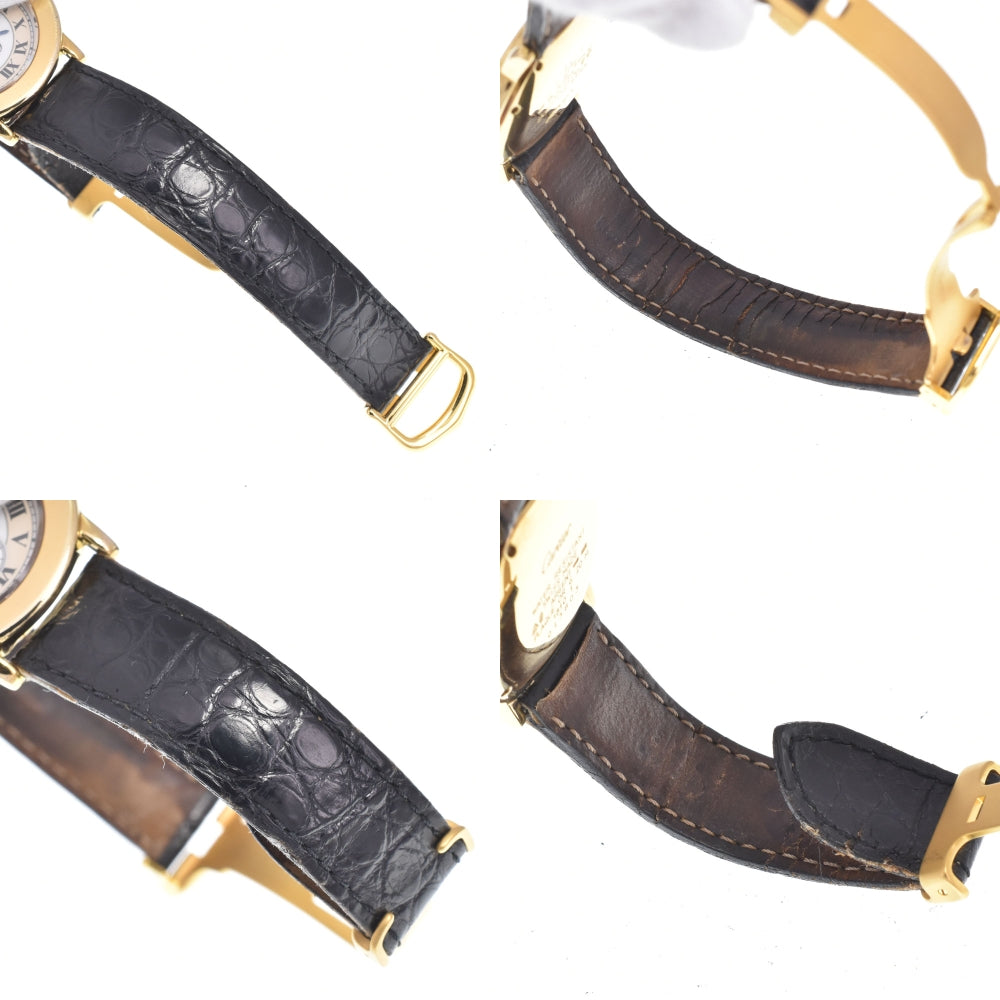 with paper CARTIER Mastrond LM W100 Small second white Dial Quartz Ladies
 Watch E#149955