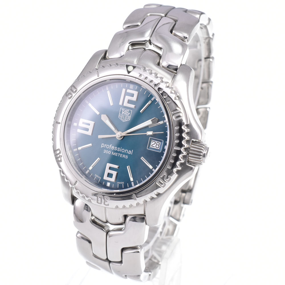 with paper TAG HEUER Link WT1119.BA0551 Date Limited to 1000 pieces worldwide green Dial Quartz Men's
 Watch G#149957