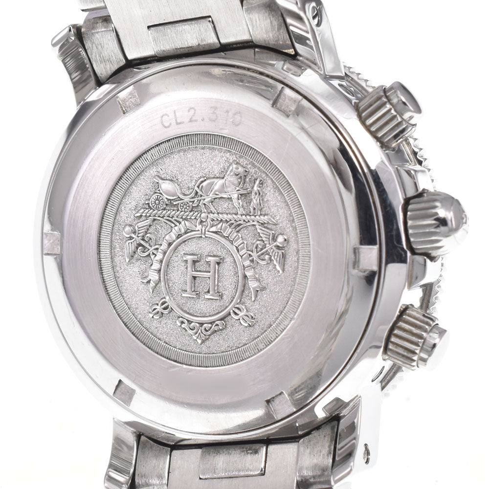 with paper HERMES Clipper diver CL2.310 Chronograph Date black Dial Quartz Ladies
 Watch G#149967