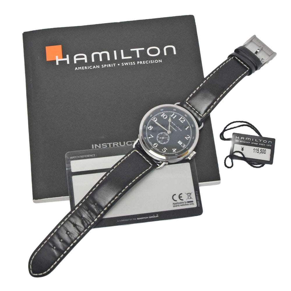 with paper HAMILTON Khaki Pioneer H78415733/H784150 Date black Dial Automatic Men's
 Watch H#149974