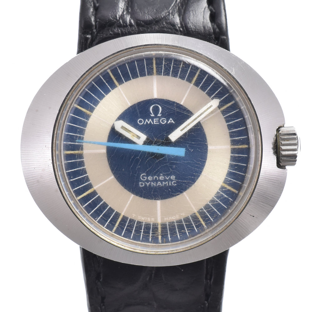 OMEGA Geneva Dynamic TOOL102 vintage Silver / Blue Dial Automatic Ladies
 Watch N#149979
