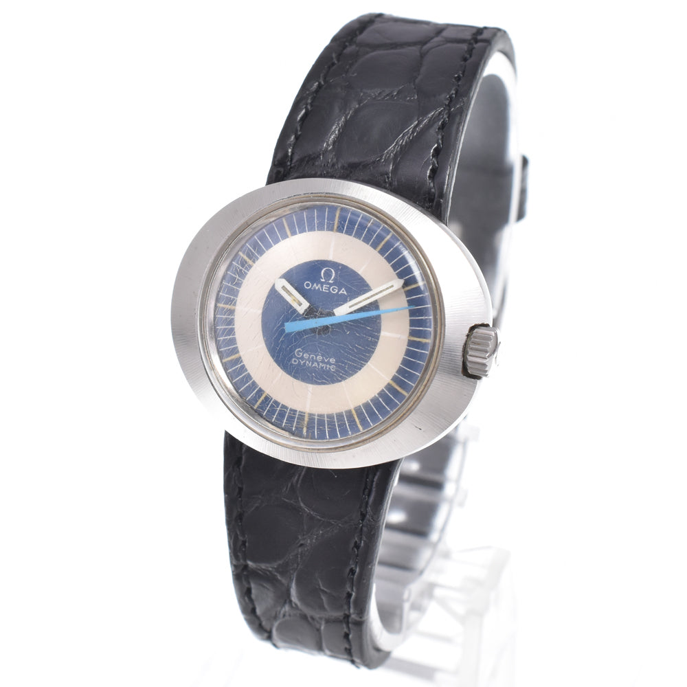 OMEGA Geneva Dynamic TOOL102 vintage Silver / Blue Dial Automatic Ladies
 Watch N#149979