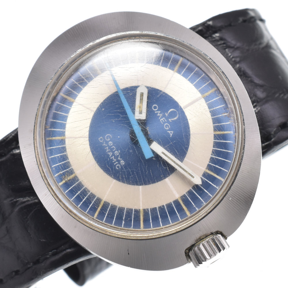 OMEGA Geneva Dynamic TOOL102 vintage Silver / Blue Dial Automatic Ladies
 Watch N#149979