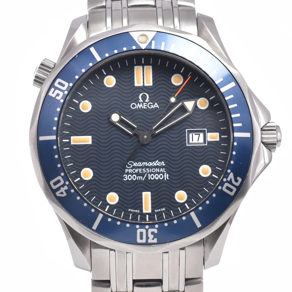 OMEGA Seamaster 300m 2541.80 Date blue Dial Quartz Men's
 Watch J#149990