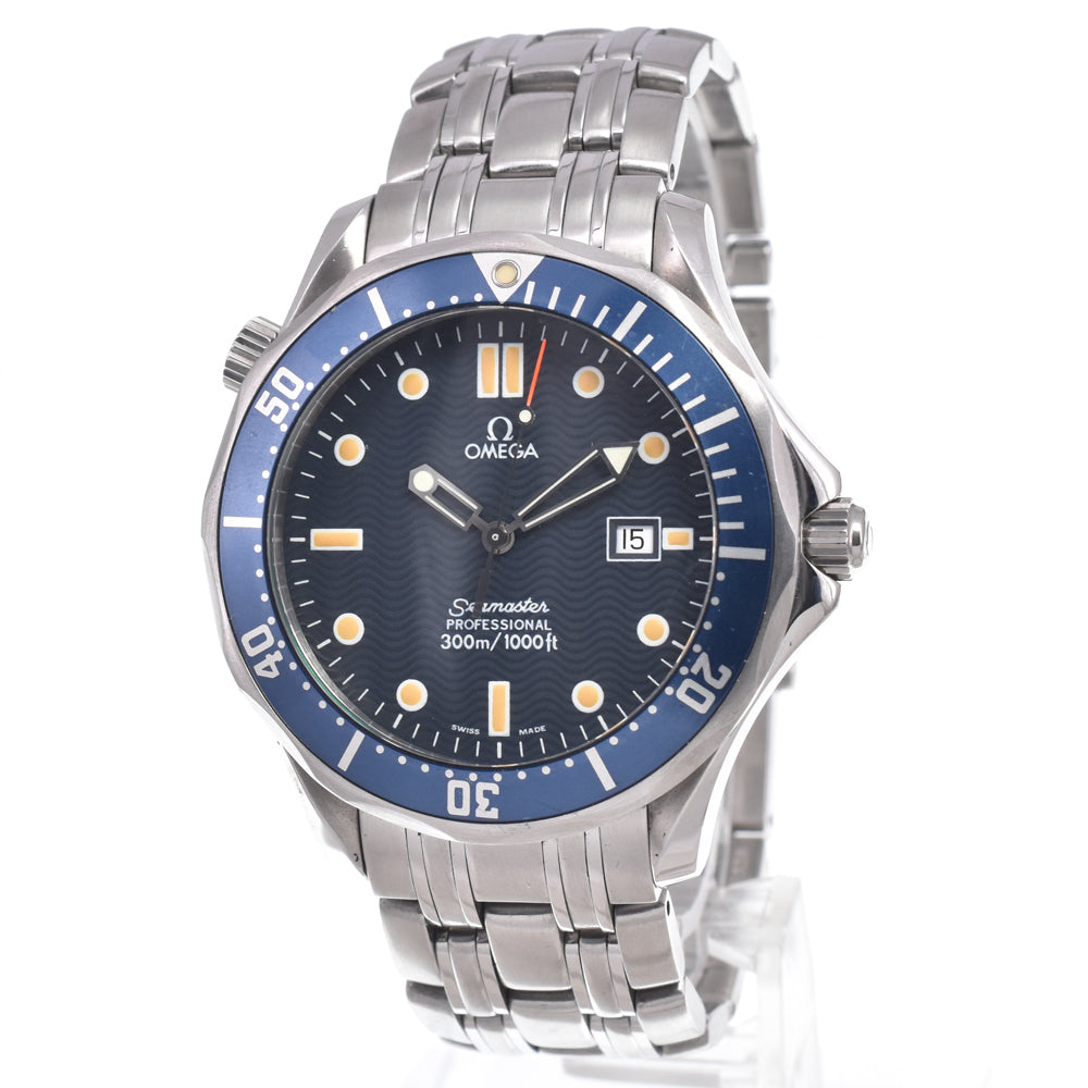 OMEGA Seamaster 300m 2541.80 Date blue Dial Quartz Men's
 Watch J#149990