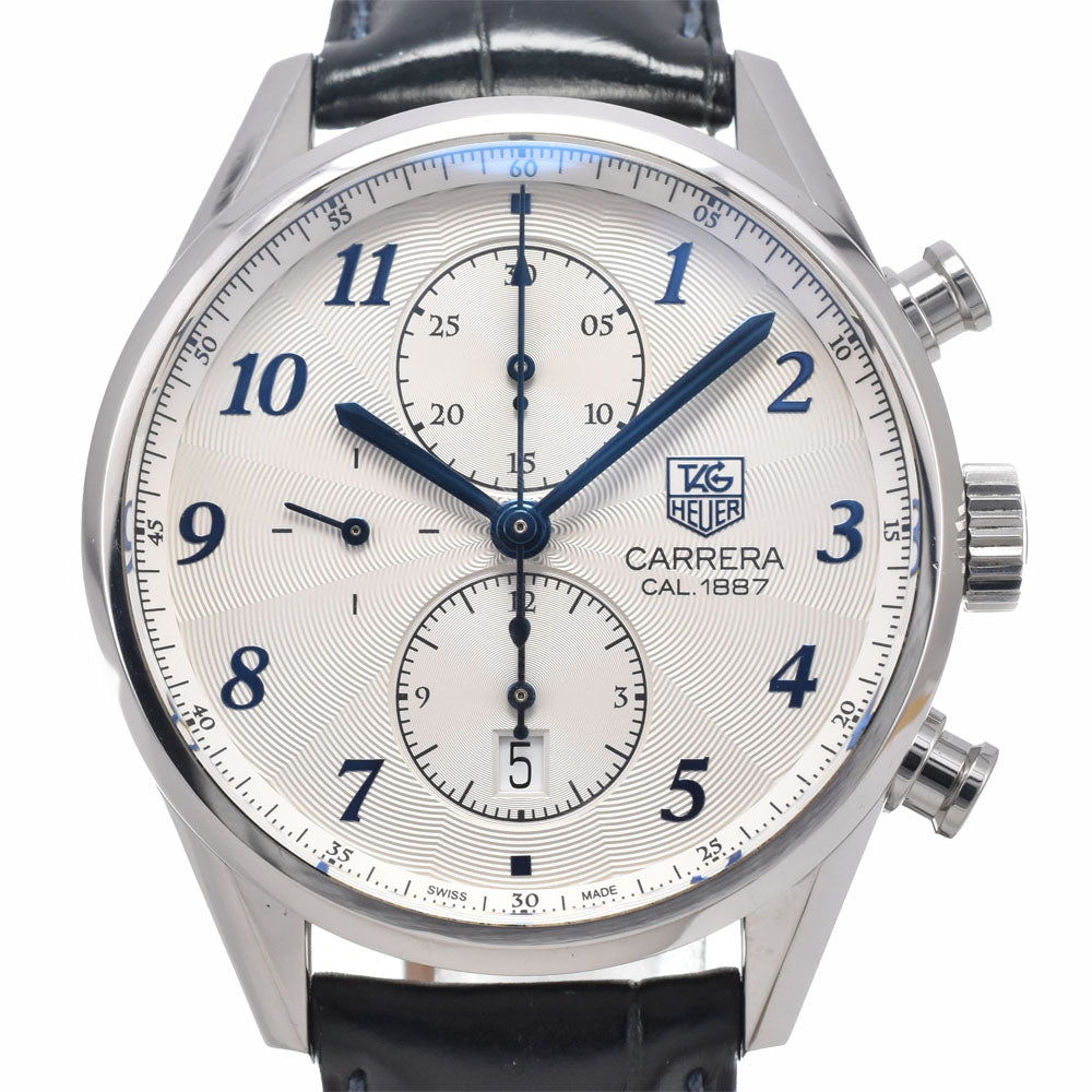 TAG HEUER Carrera CAR2114.FC6292 Chronograph Silver Dial Automatic Men's
 Watch J#149992