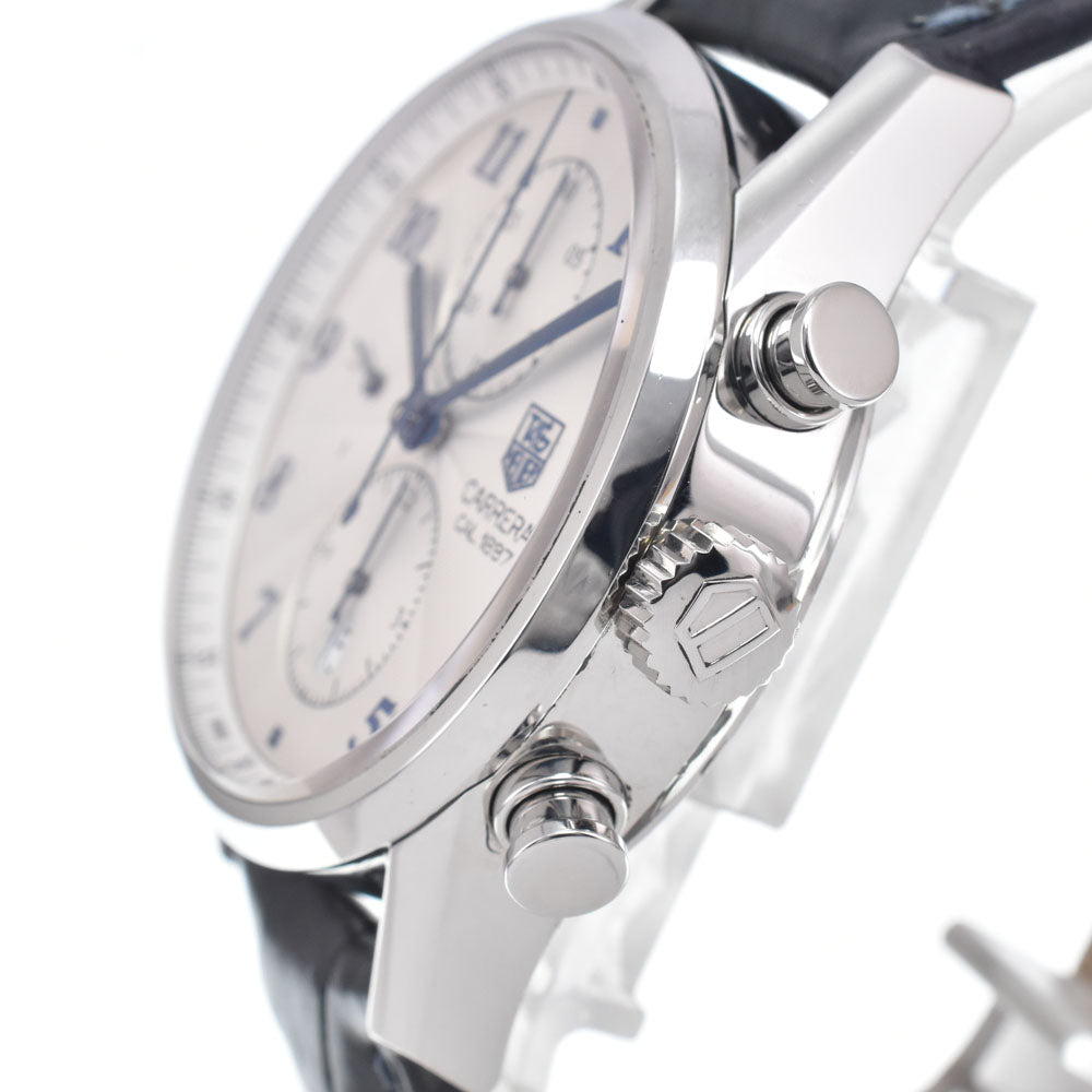 TAG HEUER Carrera CAR2114.FC6292 Chronograph Silver Dial Automatic Men's
 Watch J#149992