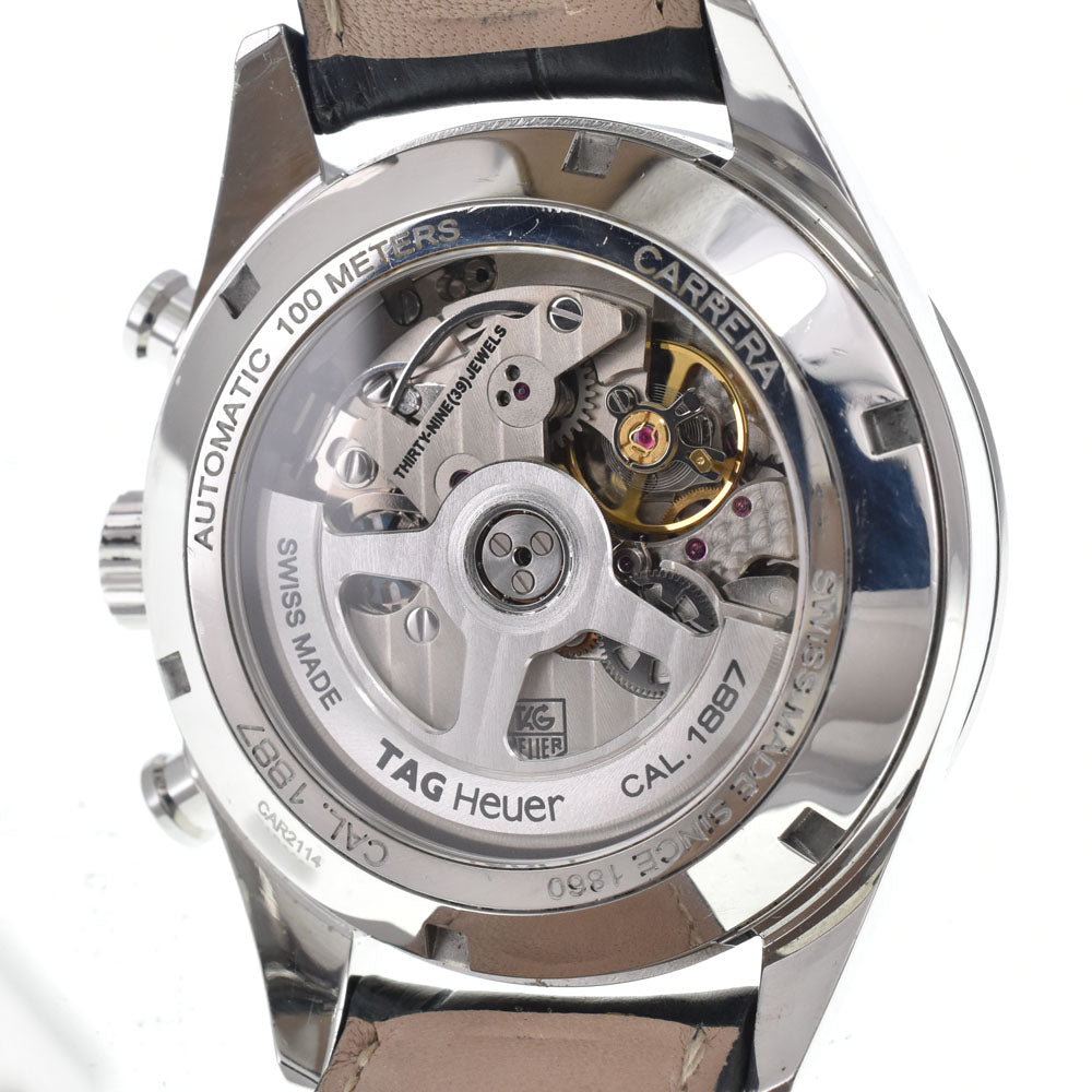 TAG HEUER Carrera CAR2114.FC6292 Chronograph Silver Dial Automatic Men's
 Watch J#149992