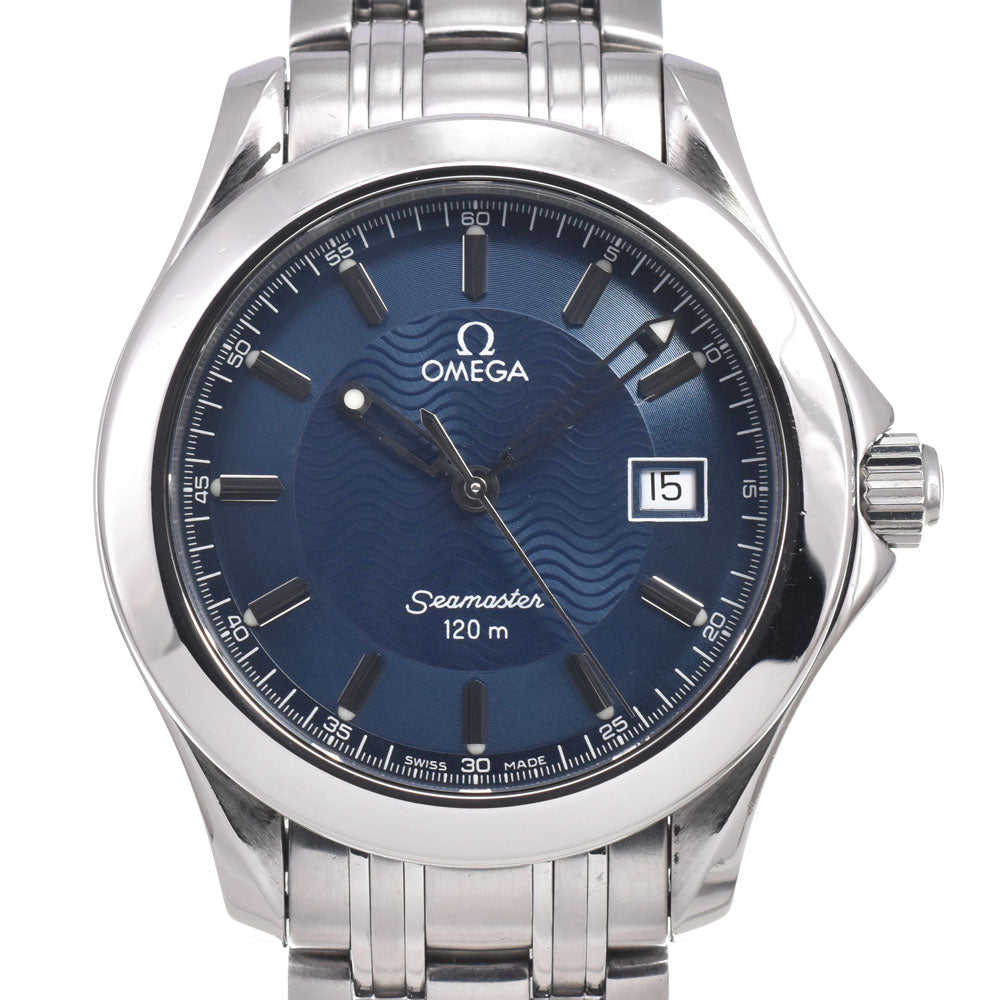 OMEGA Seamaster 2511.81 120m Date blue Dial Quartz Men's
 Watch J#149995