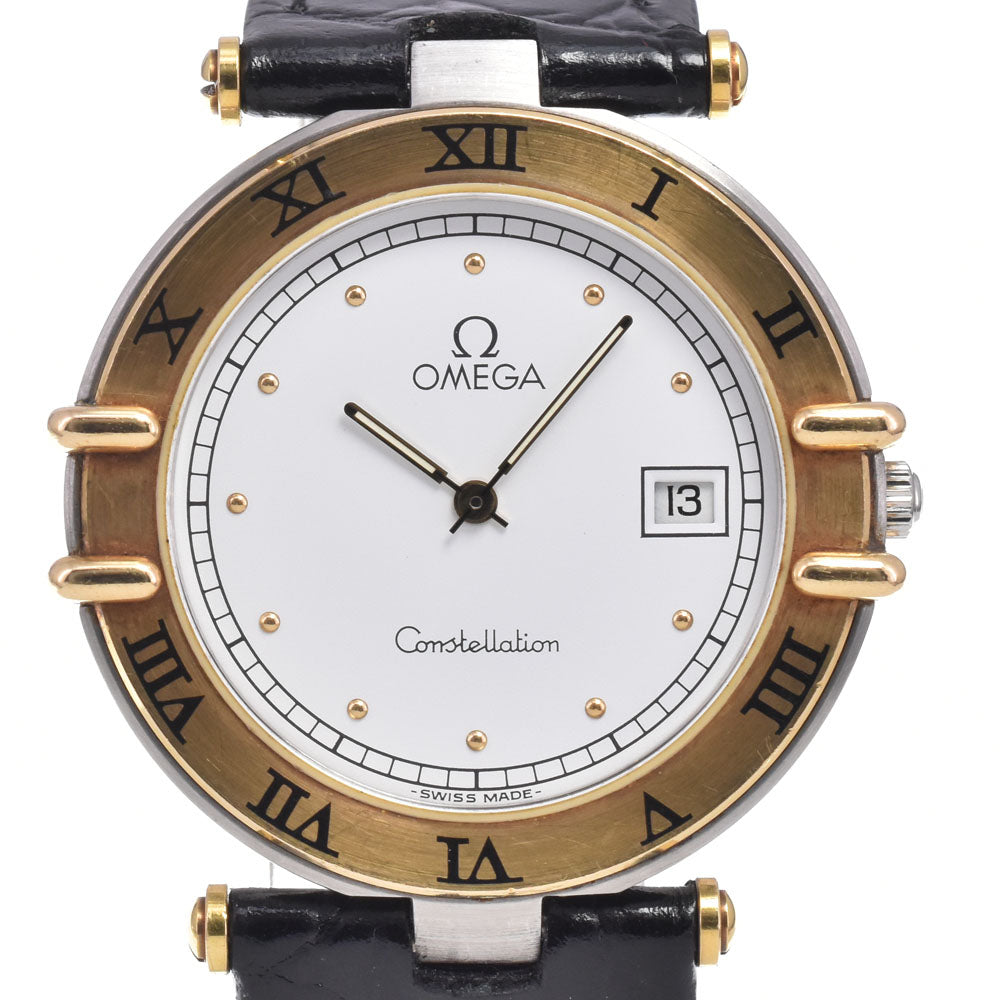 OMEGA Constellation K18YGBezel white Dial Quartz Men's
 Watch K#149998