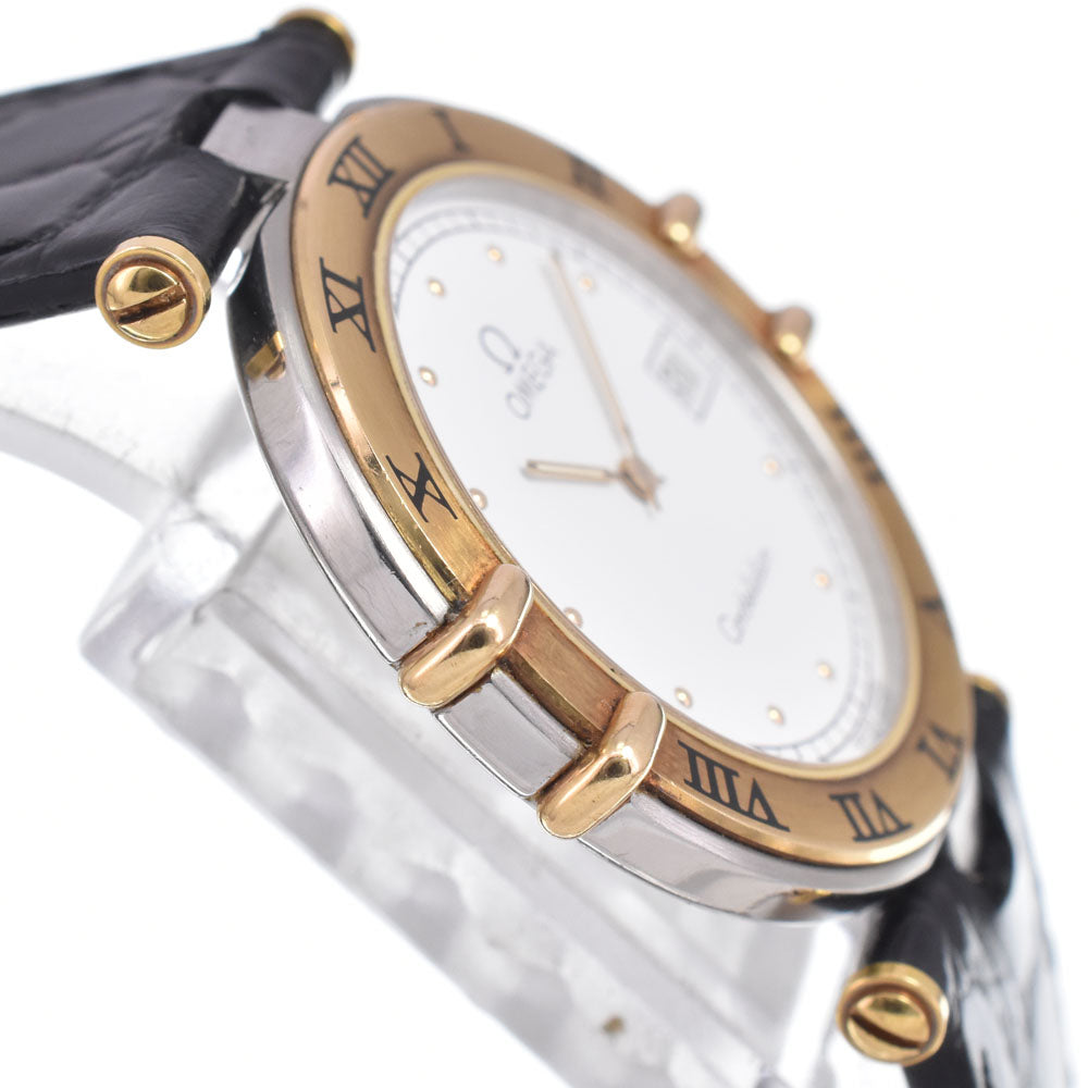 OMEGA Constellation K18YGBezel white Dial Quartz Men's
 Watch K#149998
