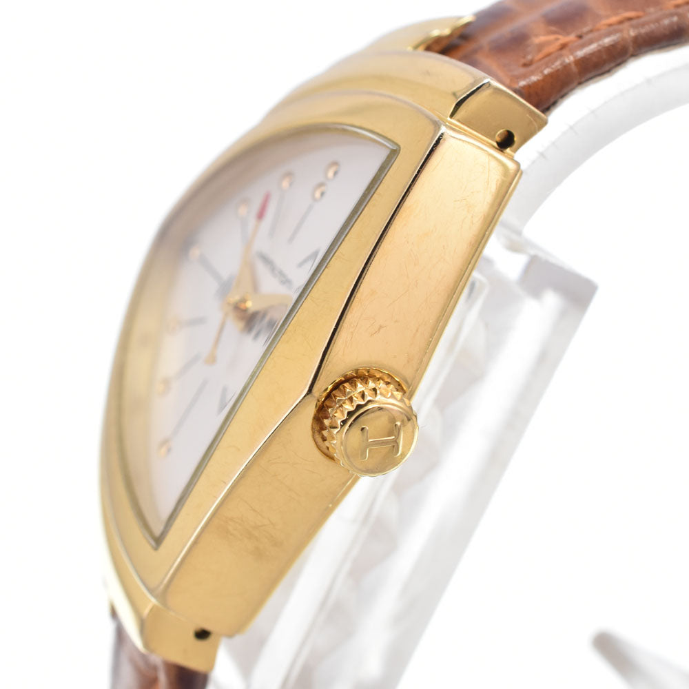 with paper HAMILTON Ventura H241010 white Dial Quartz Ladies
 Watch H#149999
