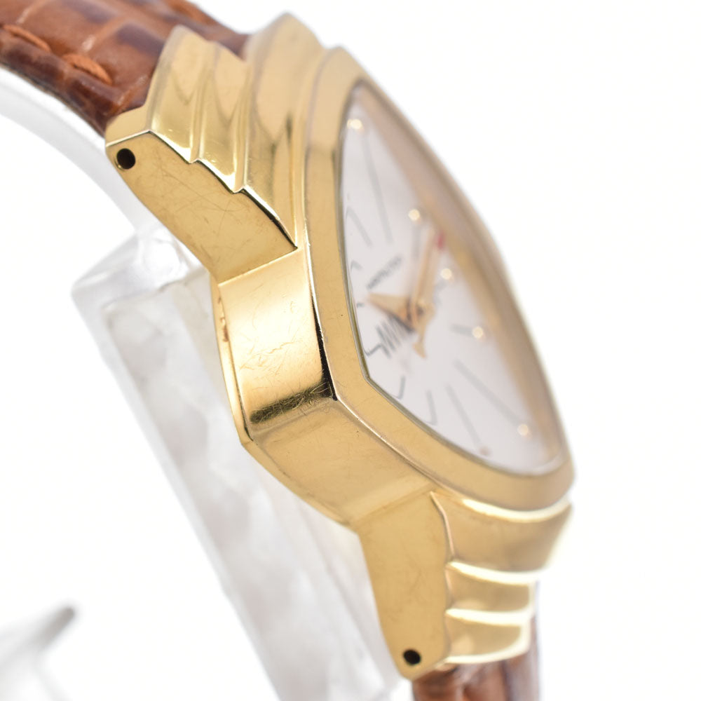 with paper HAMILTON Ventura H241010 white Dial Quartz Ladies
 Watch H#149999