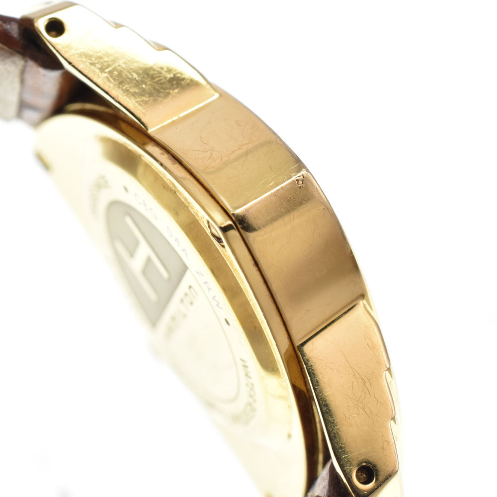 with paper HAMILTON Ventura H241010 white Dial Quartz Ladies
 Watch H#149999