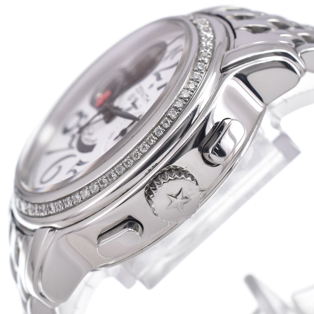 ZENITH El Primero Open Heart 16.1230.4021 diamond bezel chronograph Silver Dial Automatic Men's
 Watch J#150005